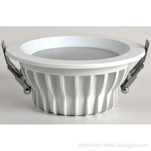 1500lm Round 18w Cob Led Down Lights Aluminum For Showroom
